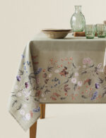 Floral Print Tablecloth