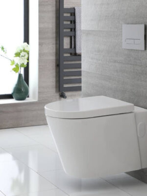 White Modern Wall Toilet